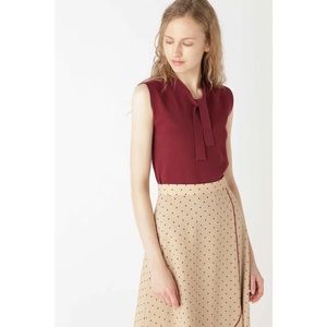 Jill Stuart Bordeaux Knit Size XS